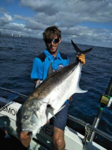 Gold coast fishing for giant trevally