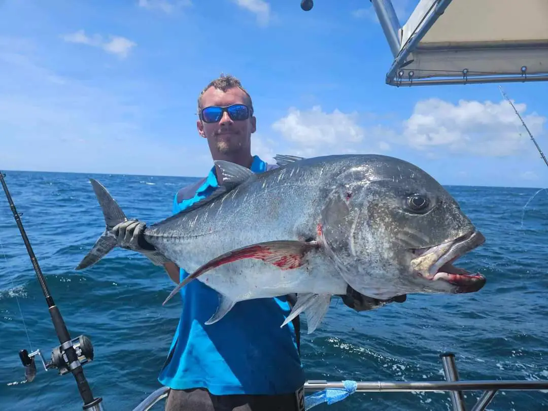 Giant Trevally caught on the Gold coast
