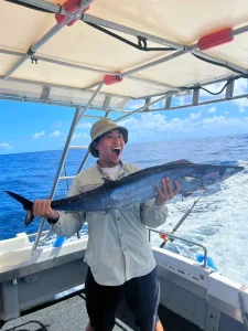 MV Fat Hooker charter boat with whale sighting offshore Gold Coast