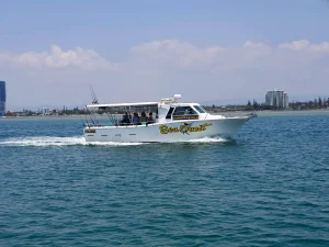 MV SeaQuest fishing vessel cruising offshore Gold Coast