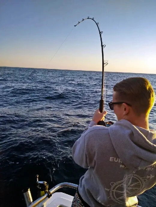 Big fish caught on a True Blue Fishing charter on the Gold Coast