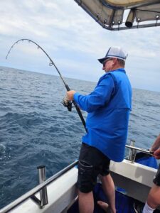 Fishing on a charter boat Gold coast