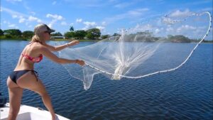 throwing a cast net