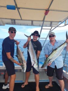 mackerel caught on true blue fishing charters