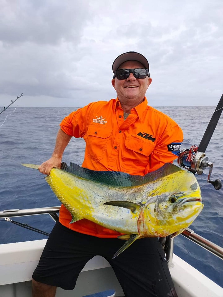 mahi mahi caught on a charter with a local skipper