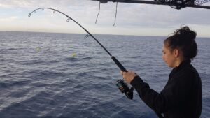 fishing on a charter